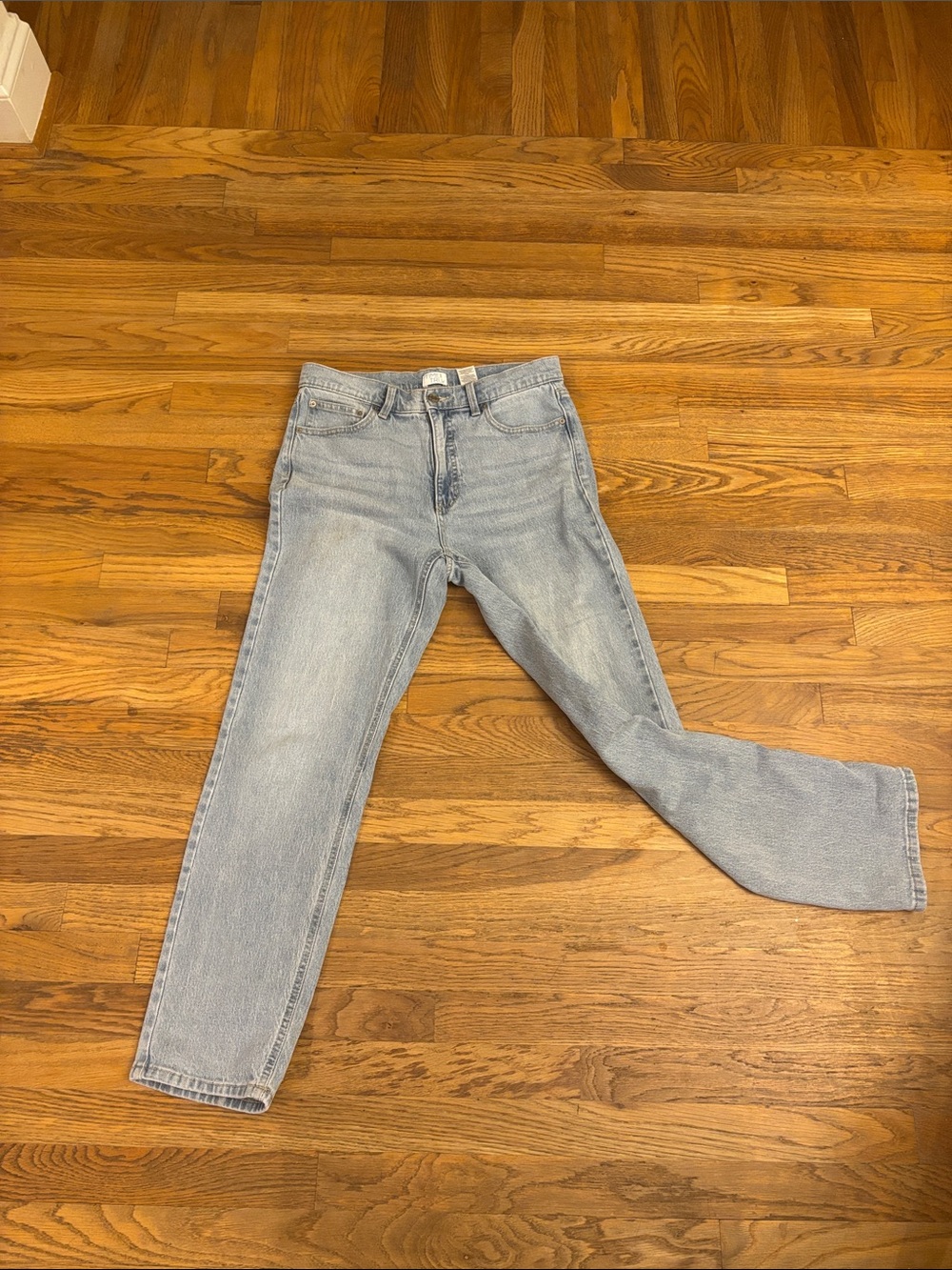 Time and Tru Light Blue Straight-Leg Jeans